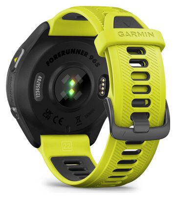 Garmin Forerunner 965 GPS Horloge Zwart Amp Geel