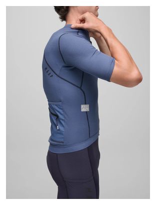 Maap Alt Road Kurzarmtrikot, blau 