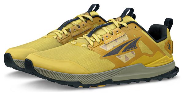 Altra Lone Peak 8 Trail Shoes Yellow/Grey Men's