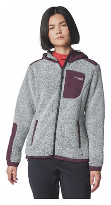 Polaire Femme Columbia Arctic Crest Full Zip Gris/Violet