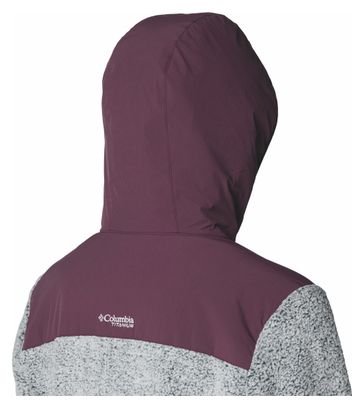 Polaire Femme Columbia Arctic Crest Full Zip Gris/Violet