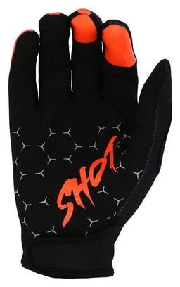 Gants Shot Bmx Rogue Cup Adulte Noir/Orange T.S