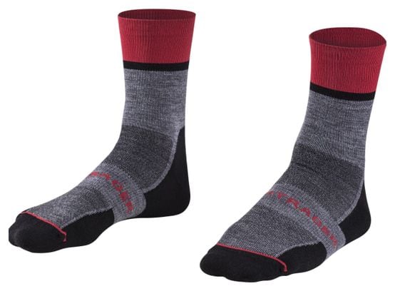 Bontrager Race 5 Socks Gray / Red
