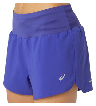 Asics Road Shorts 3.5in Blue Women's