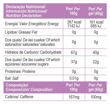 GoldNutrition Carb Max Boost Energy Gel Vanille Bessen 60g