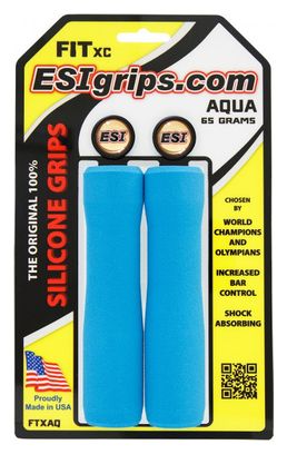 Paire de Grips Esi Fit XC Bleu