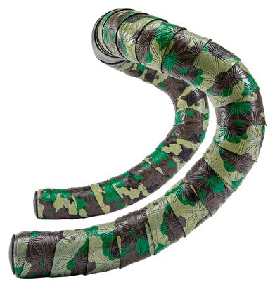 Supacaz Super Sticky Kush Gravel Bar Tape Camo con Bar Plugs