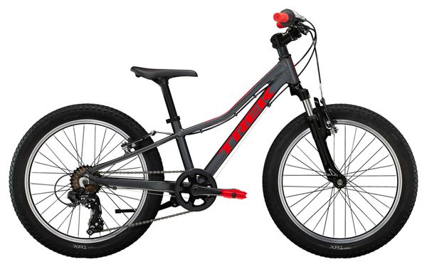 VTT Enfant Trek Precaliber Shimano Tourney 7V 20'' Gris Lithium / Rouge 2023