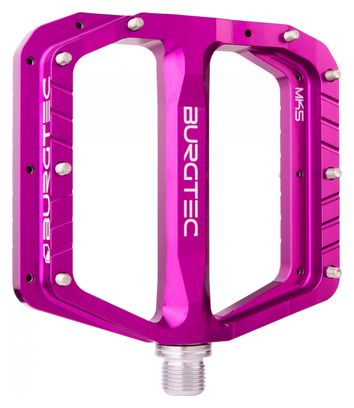 Burgtec MK5 Alloy Flat Pedals Purple