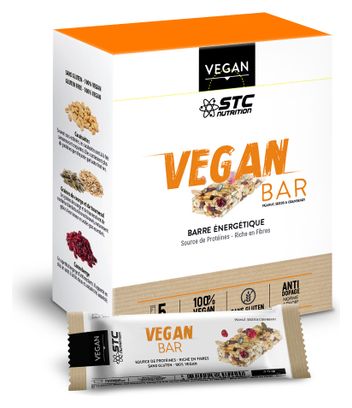 STC Nutrition - VEGAN Bar - 5 barres de 35g - Maní. Semillas y arándano