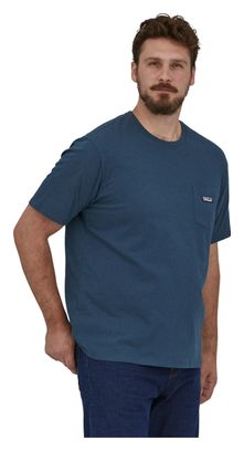 T-Shirt Patagonia Regenerative Organic Cotton Bleu Foncé