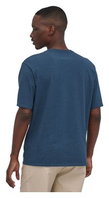 Camiseta de Algodón Ecológico <p>Regenerativo</p>Patagonia Azul Oscuro