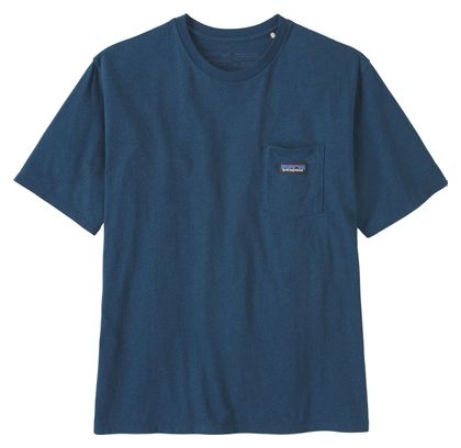 T-Shirt Patagonia Regenerative Organic Cotton Bleu Foncé