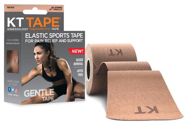 KT Tape Gentle Tape Precortado 5x25 cm (20 piezas) Beige