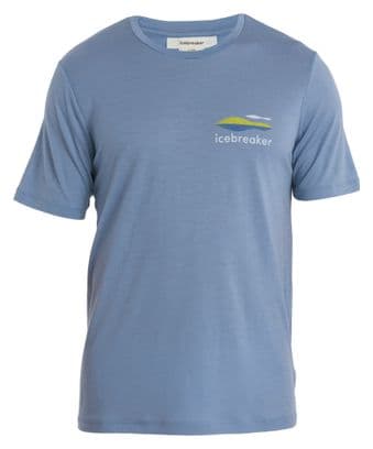 Camiseta Técnica Icebreaker Merinos 150 <p><strong> Tech Lite II Aotearoa</strong></p>Azul