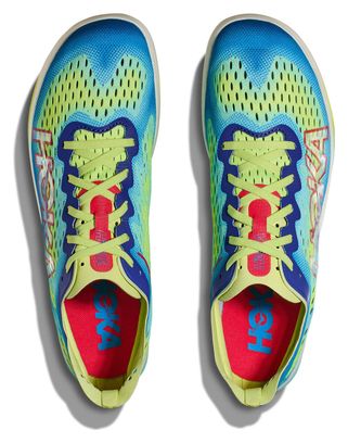 Chaussures d'Athlétisme Hoka Cielo Fly X Bleu/Vert/Rouge Unisexe