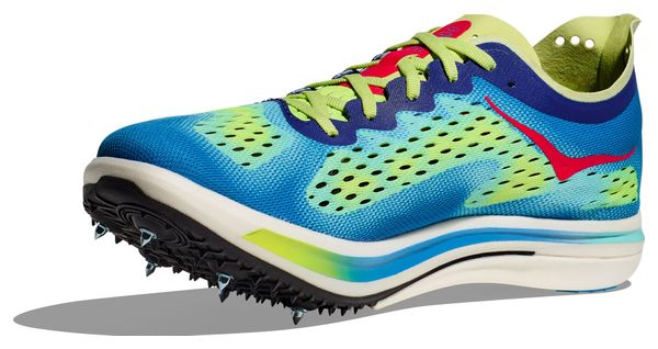 Zapatillas de Atletismo Unisex Hoka Cielo Fly X Azul Verde Rojo