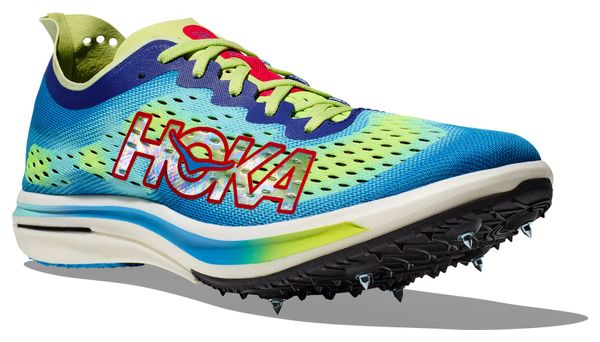 Zapatillas de Atletismo Unisex Hoka Cielo Fly X Azul Verde Rojo