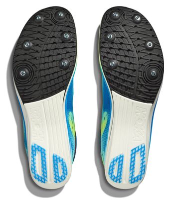 Zapatillas de Atletismo Unisex Hoka Cielo Fly X Azul Verde Rojo