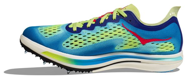 Zapatillas de Atletismo Unisex Hoka Cielo Fly X Azul Verde Rojo