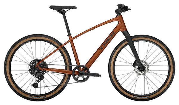 Vélo Fitness Trek Dual Sport 3 Shimano CUES U6000 10V 27.5'' Orange Gén 5