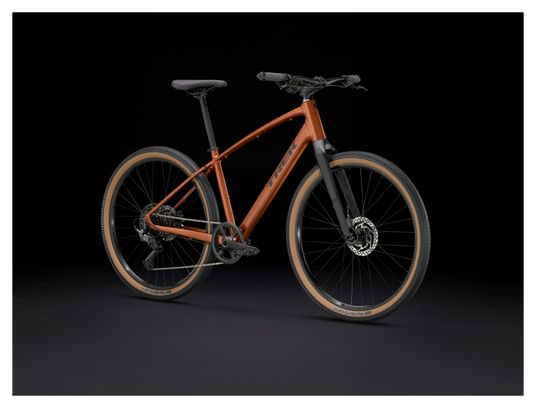 Vélo Fitness Trek Dual Sport 3 Shimano CUES U6000 10V 27.5'' Orange Gén 5