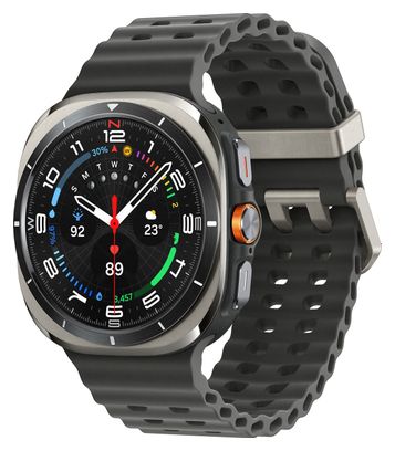 Samsung Galaxy Horloge Ultra Connected Horloge Titanium Zilver Charcoal Grijs