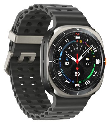 Samsung Galaxy Watch Ultra Connected Watch Titansilber Anthrazitgrau