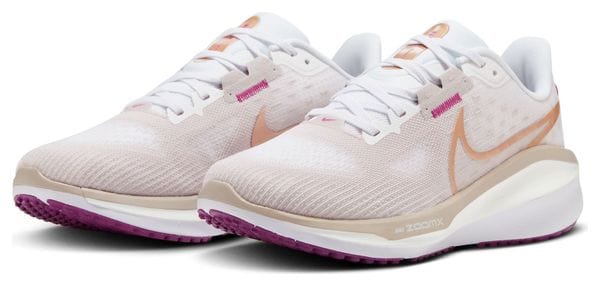 Nike Vomero 17 Grijs/Paars Dames Hardloopschoenen