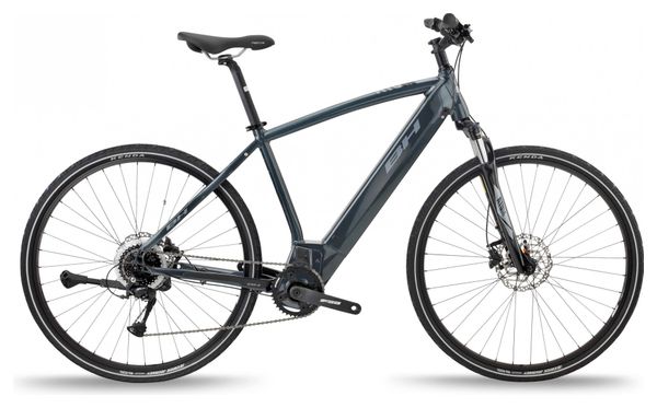 VTC Electrique BH Atom Cross Shimano Acera 8V 500 Wh 700 mm Gris