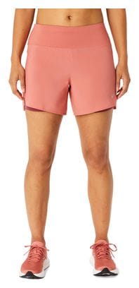 Pantaloncini Asics Road 5.5in Donna Rosa 2 in 1