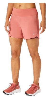 Pantaloncini Asics Road 5.5in Donna Rosa 2 in 1