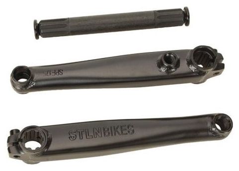Stolen Mob V4 3 Pieces Crankset Matte Black