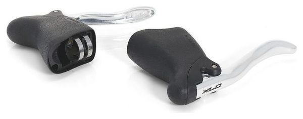 Paar XLC BL-R01 Remhendels Zwart Zilver