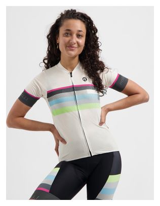 Maillot Manches Courtes Velo Rogelli Impress II Femme