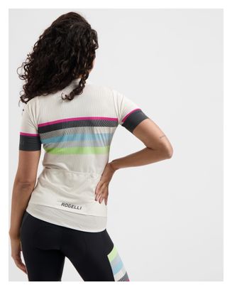 Maillot Manches Courtes Velo Rogelli Impress II Femme