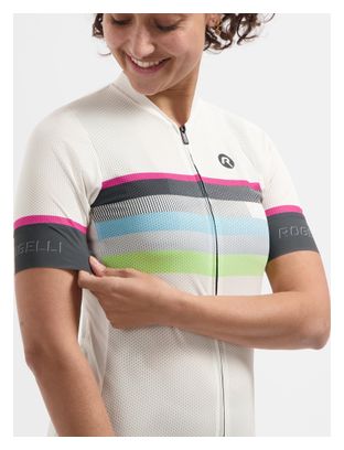 Maillot Manches Courtes Velo Rogelli Impress II Femme