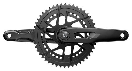 Pedivella Sensore di potenza Sram Rival E1 DUB 46-33 denti 2x12V (senza scatola) Nero