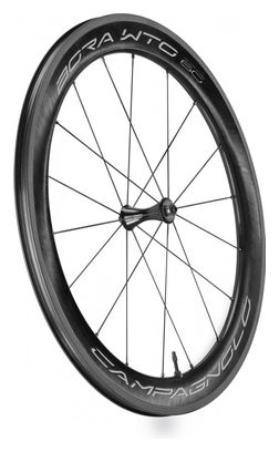 Paire de Roues Campagnolo Bora WTO 60 Bright Label Tubeless Ready | 9x100 - 9x130 mm