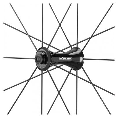 Juego de ruedas Campagnolo Bora WTO 60, etiqueta brillante, sin cámara, listo | 9x100 - 9x130 mm