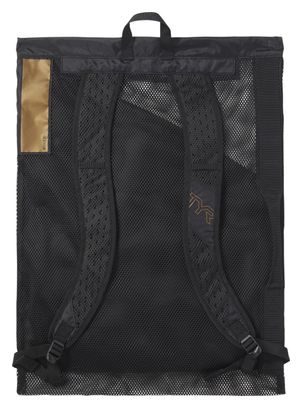 Tyr Elite Team 40L Mesh Rugzak Zwart/Goud
