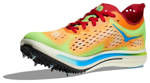 Hoka Cielo FlyX Orange Red Blue Unisex Track &amp; Field Shoes