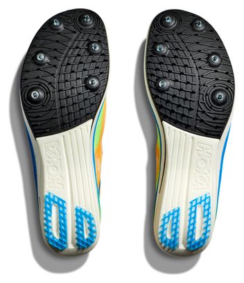 Chaussures Athlétisme Hoka Cielo FlyX Orange Rouge Bleu Unisexe