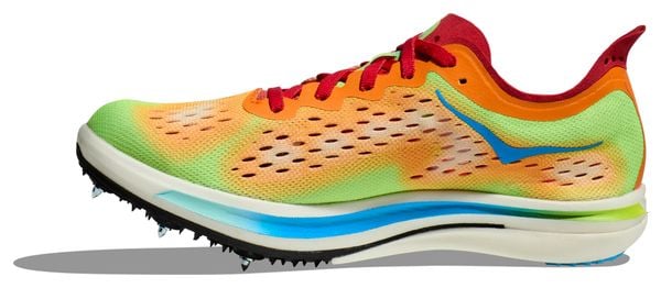 Chaussures Athlétisme Hoka Cielo FlyX Orange Rouge Bleu Unisexe