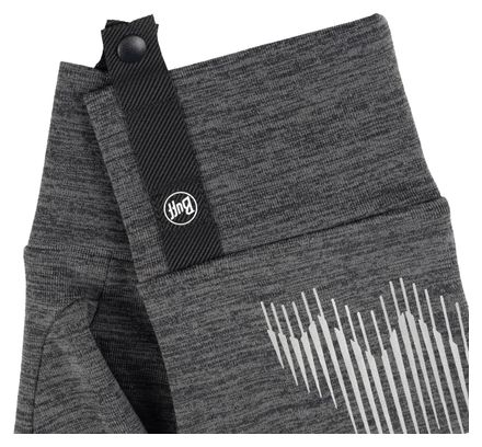 Buff Dryflx Long Gloves, Gray/Black