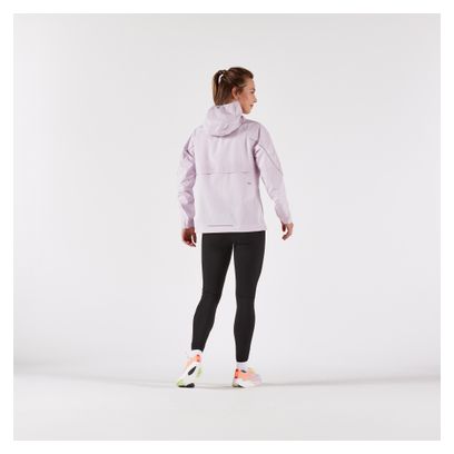 Kiprun Run 500 Waterdichte Jas Dames Lila