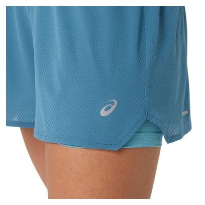 Asics Ventilate 2-in-1 Shorts 3.5in Blue Women's