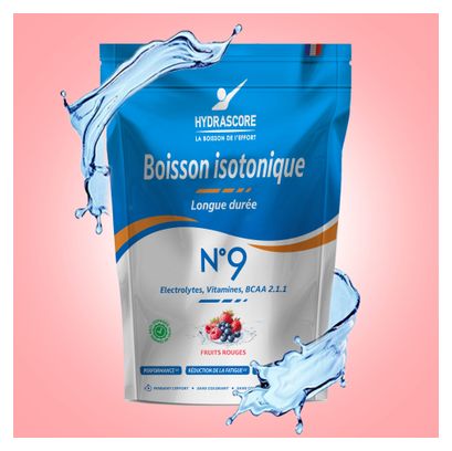 Boisson Isotonique Hydrascore N°9 - Fruits Rouges - 1.2kg