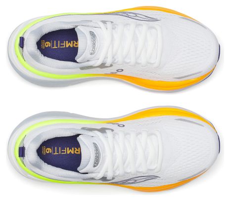 Zapatillas de running Saucony Hurricane 25 Blanco/Naranja Mujer
