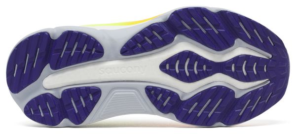 Zapatillas de running Saucony Hurricane 25 Blanco/Naranja Mujer